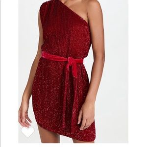 Retrofete Ella Dress in Red